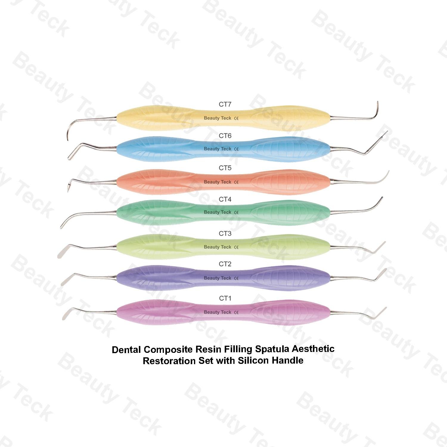 COMPOSITE RESIN FILLING SPATULA AESTHETIC RESTORATION SET OF 7