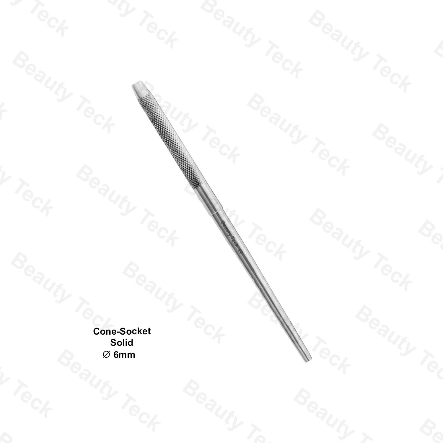 CONE-SOCKET MIRROR HANDLE SOLID (Ø6mm)