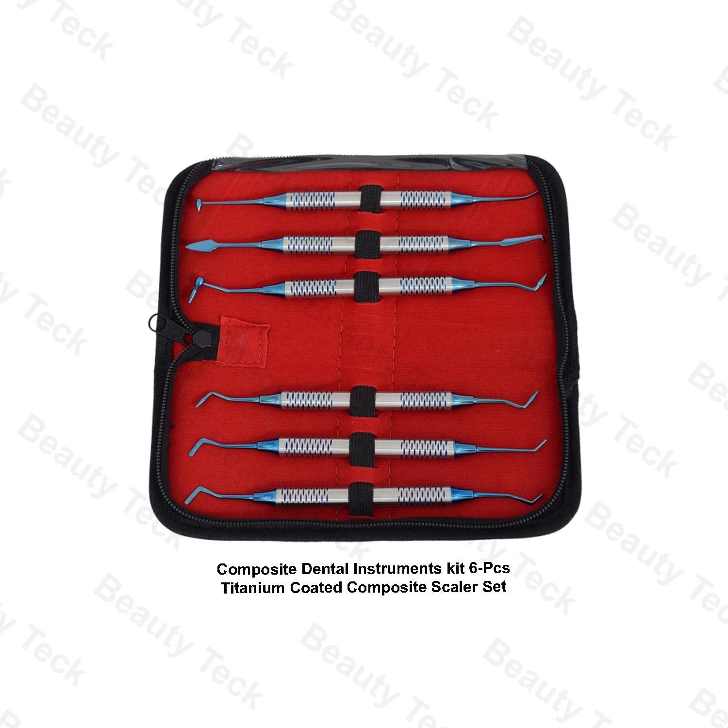 DENTAL (KIT 6-PCS) TITANIUM COATED COMPOSITE SCALAR