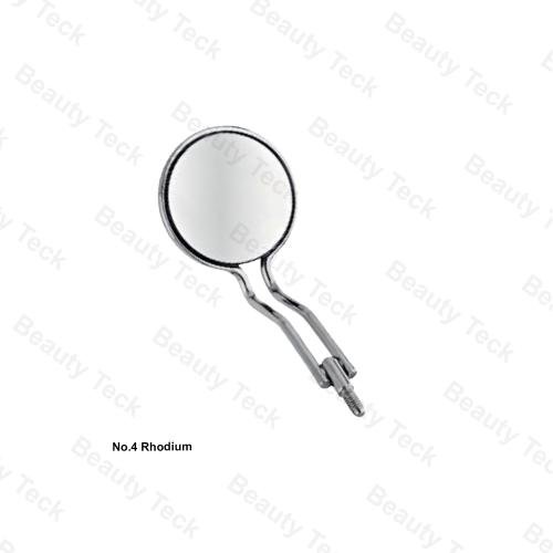 DOUBLE-SIDE MOUTH MIRROR (NO.4 RHODIUM)