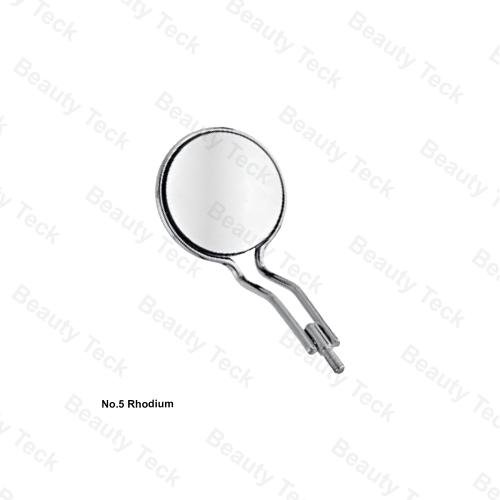 DOUBLE-SIDE MOUTH MIRROR (NO.5 RHODIUM)
