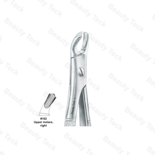 EXTRACTING FORCEPS #102 ENGLISH PATTERN ( UPPER  MOLARS, RIGHT)