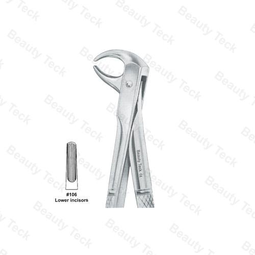 EXTRACTING FORCEPS  #106 ENGLISH PATTERN ( LOWER INCISORS)