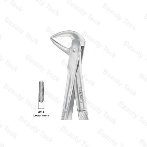 EXTRACTING FORCEPS #114 ENGLISH PATTERN ( LOWER ROOTS)