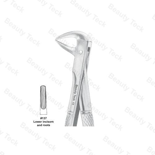 EXTRACTING FORCEPS  #137  ENGLISH PATTERN (LOWER INCISORSS & ROOTS)