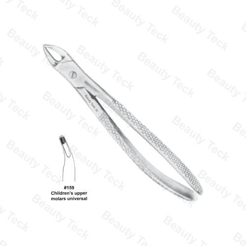 EXTRACTING FORCEPS #159 ENGLISH PATTERN (CHILDREN'S UPPER MOLARS UNIVERSAL)