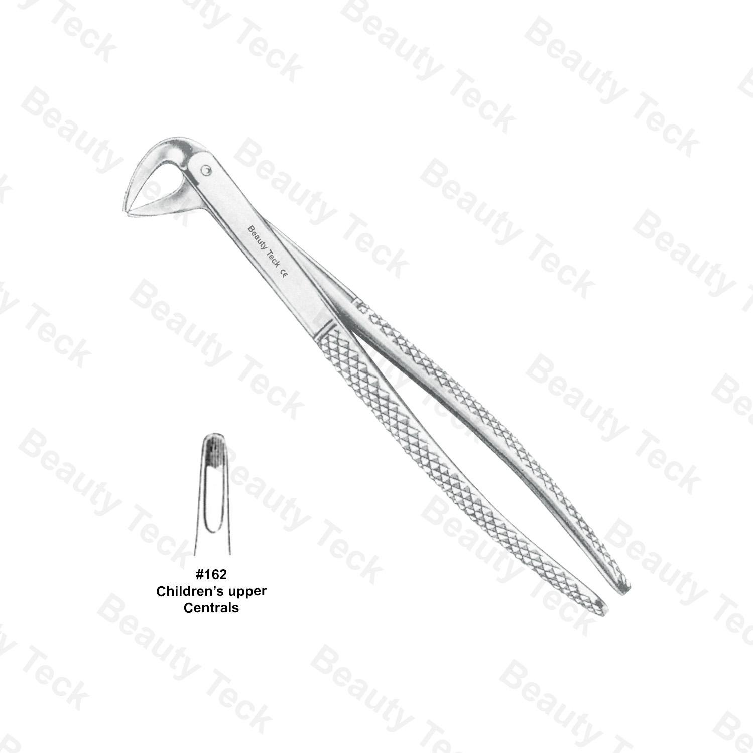 EXTRACTING FORCEPS #162 ENGLISH PATTERN (CHILDREN'S UPPER CENTRALS )