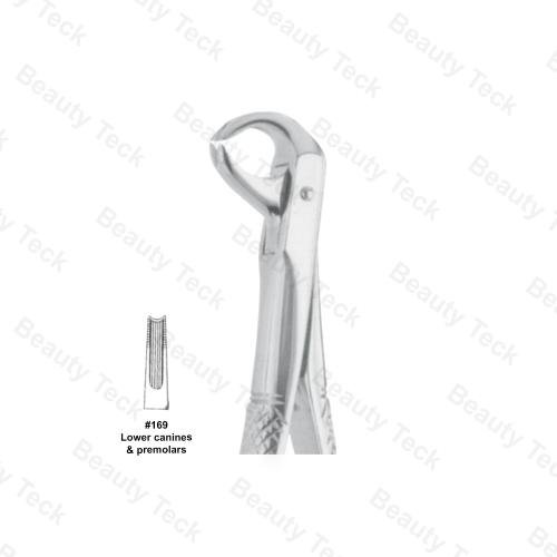 EXTRACTING FORCEPS  #169  ENGLISH PATTERN (LOWER CANINES & PREMOLARS)