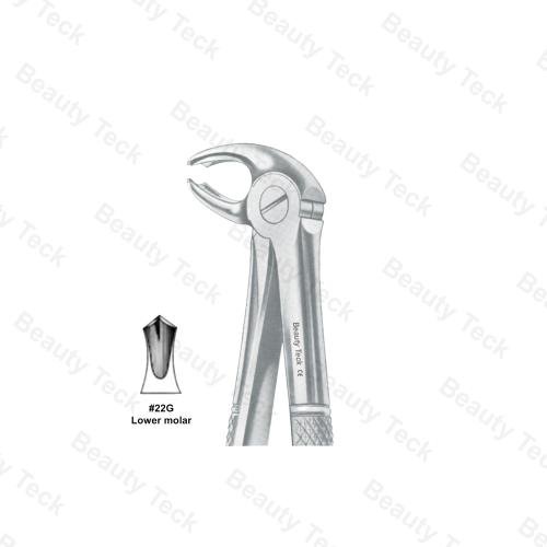 Extracting Forceps #22G English Pattern (Lower Molars)
