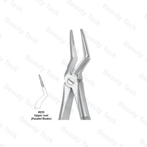EXTRACTING FORCEPS  #235  ENGLISH PATTERN (UPPER ROOT PARALLEL BEAKS)