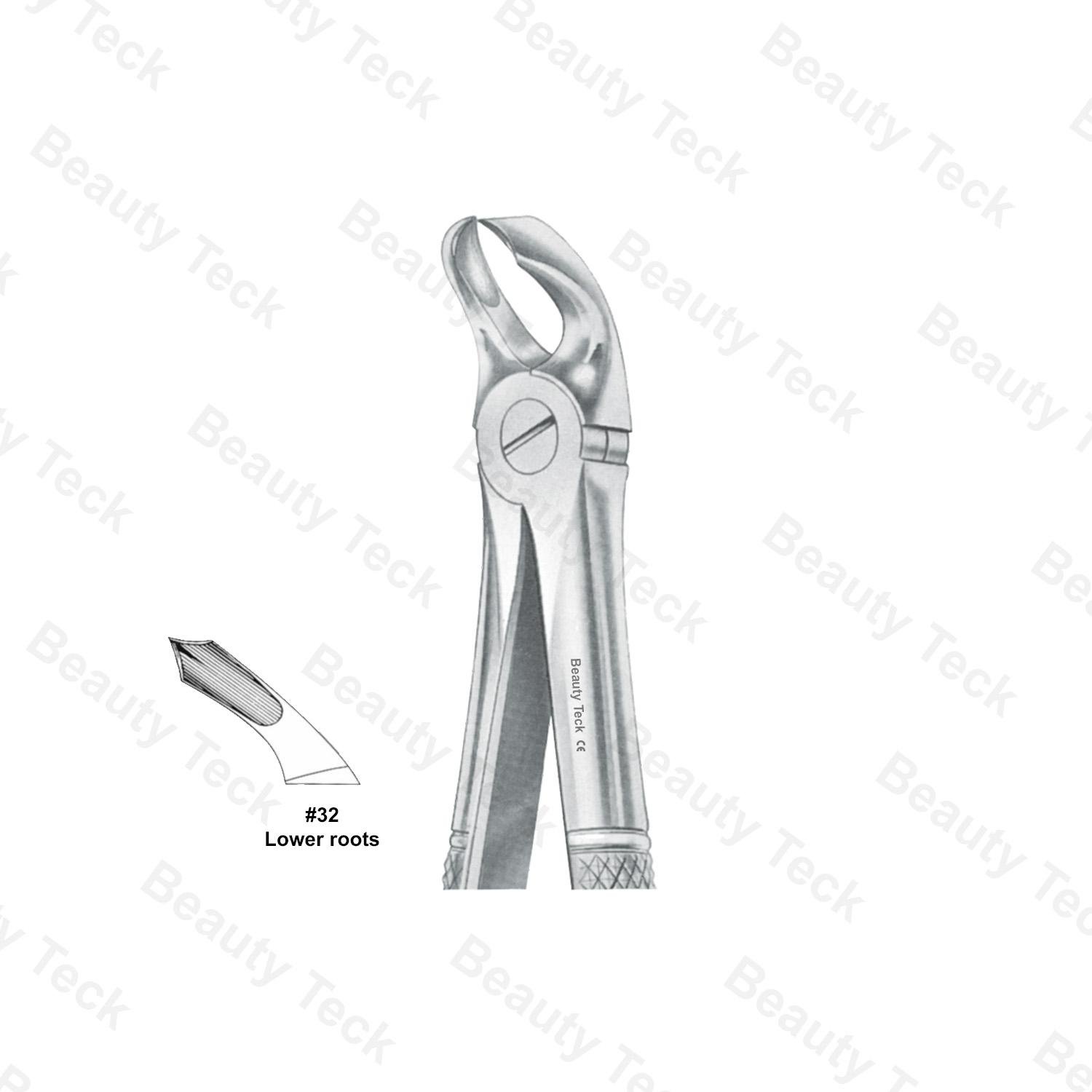 Extracting Forceps #32 English Pattern (Lower Roots)