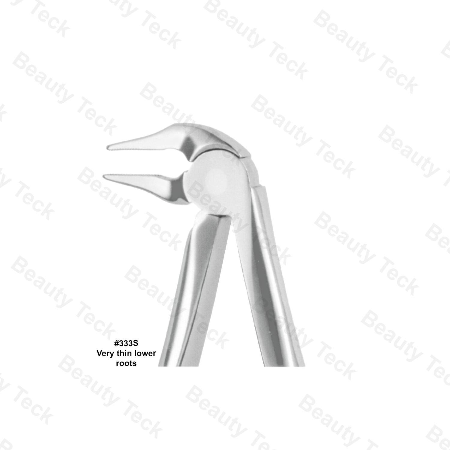 EXTRACTING FORCEPS  #333S  ENGLISH PATTERN (VERY THIN LOWER ROOTS)