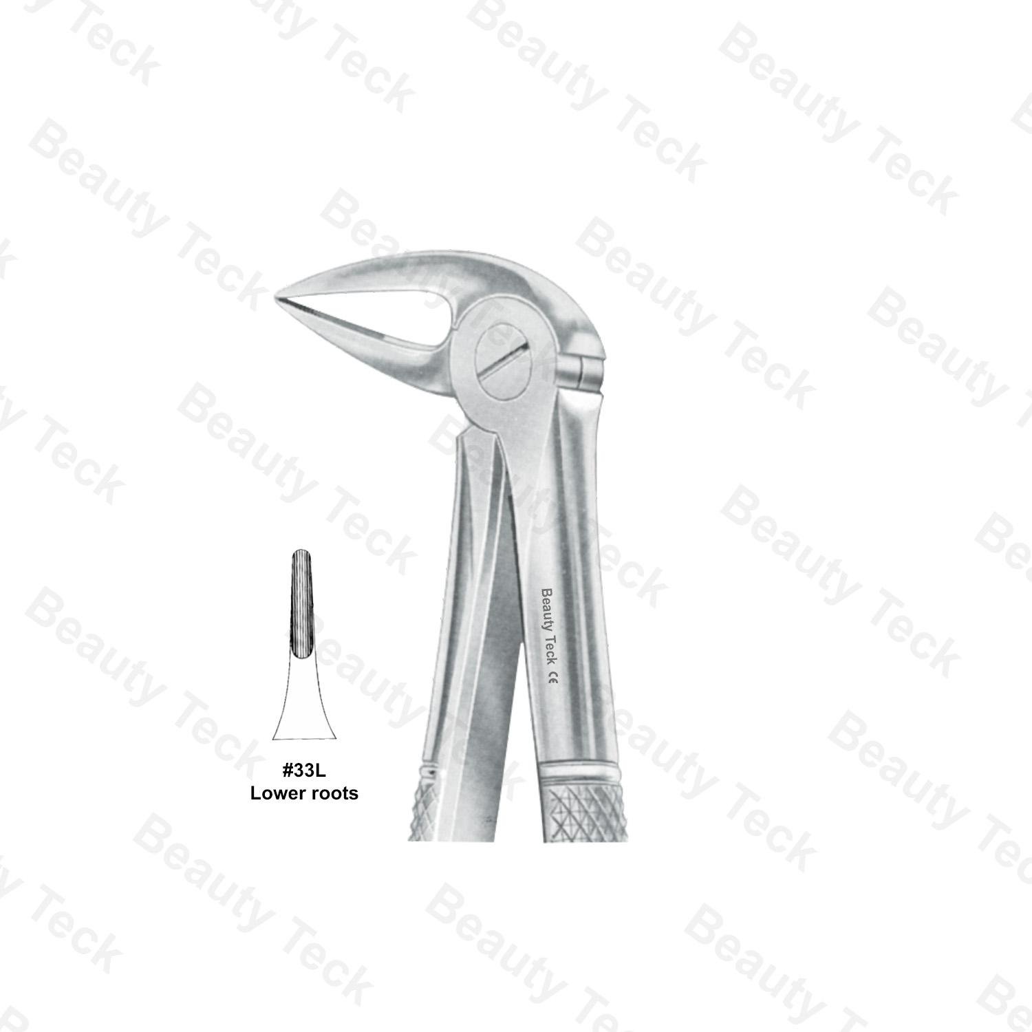 Extracting Forceps #33L English Pattern (Lower Roots)