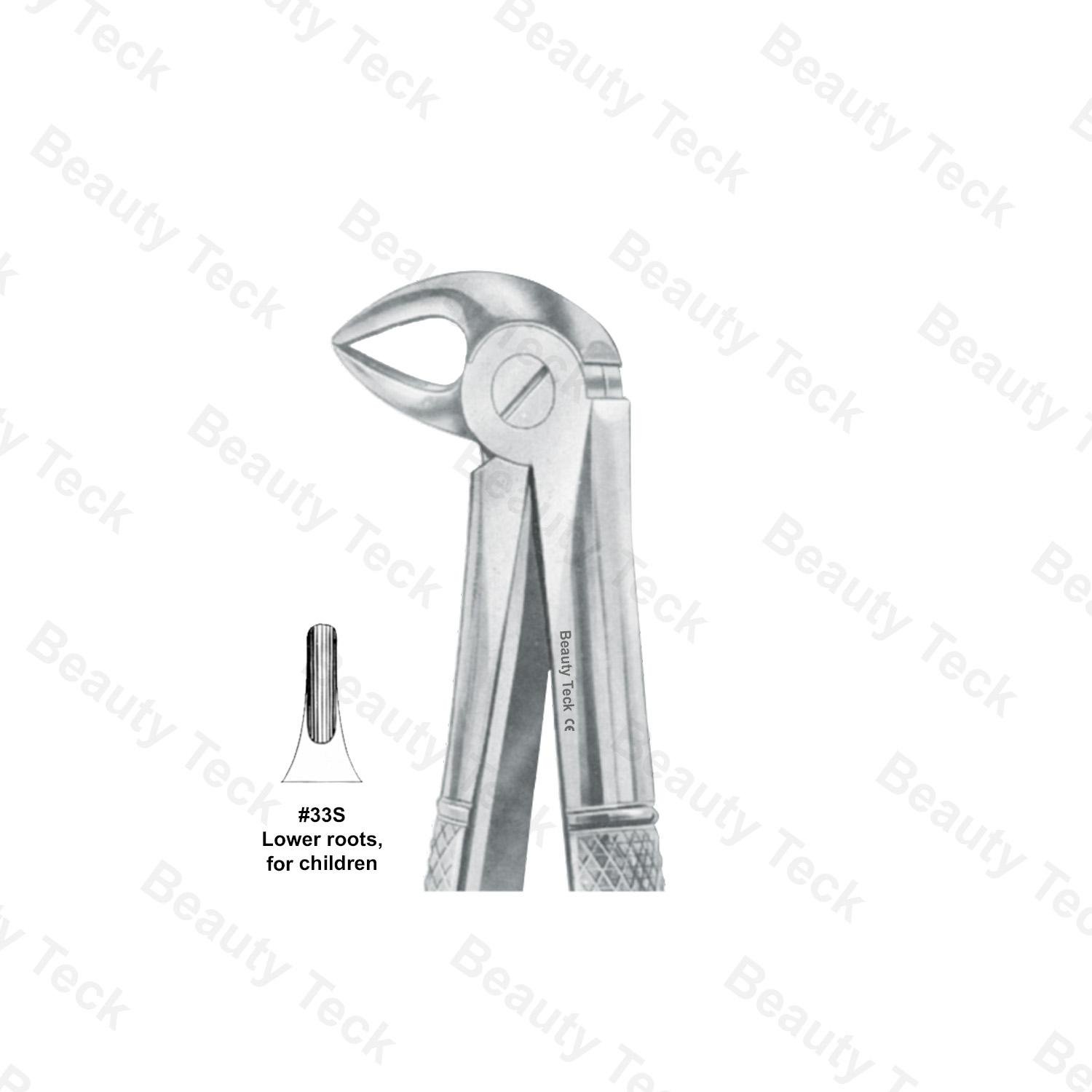 Extracting Forceps #33S English Pattern (Lower Roots for Children)