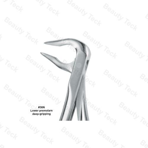 Extracting Forceps #36N English Pattern (Lower Premolars, Deep-Gripping)