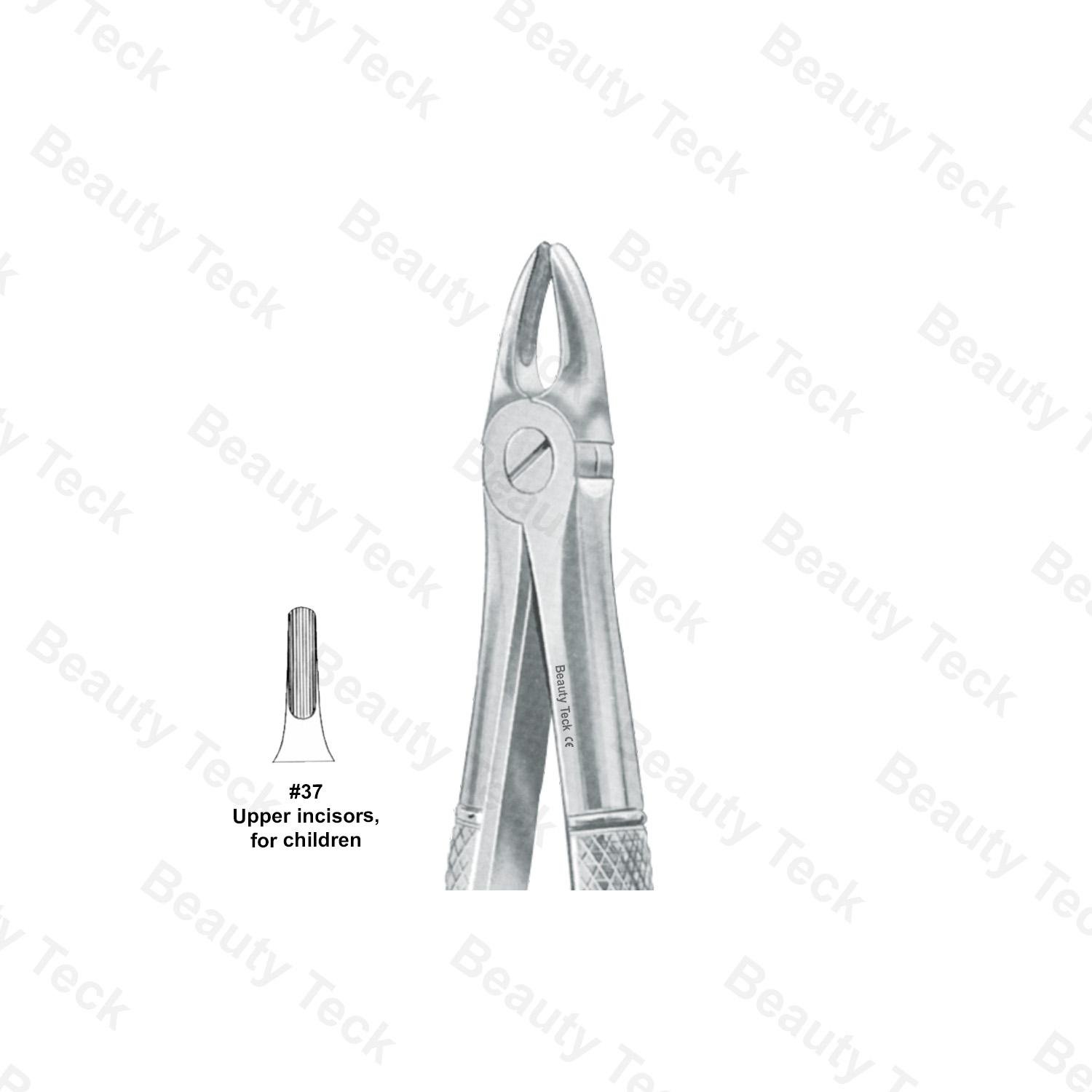 Extracting Forceps #37 English Pattern (Upper Incisors, for Children)