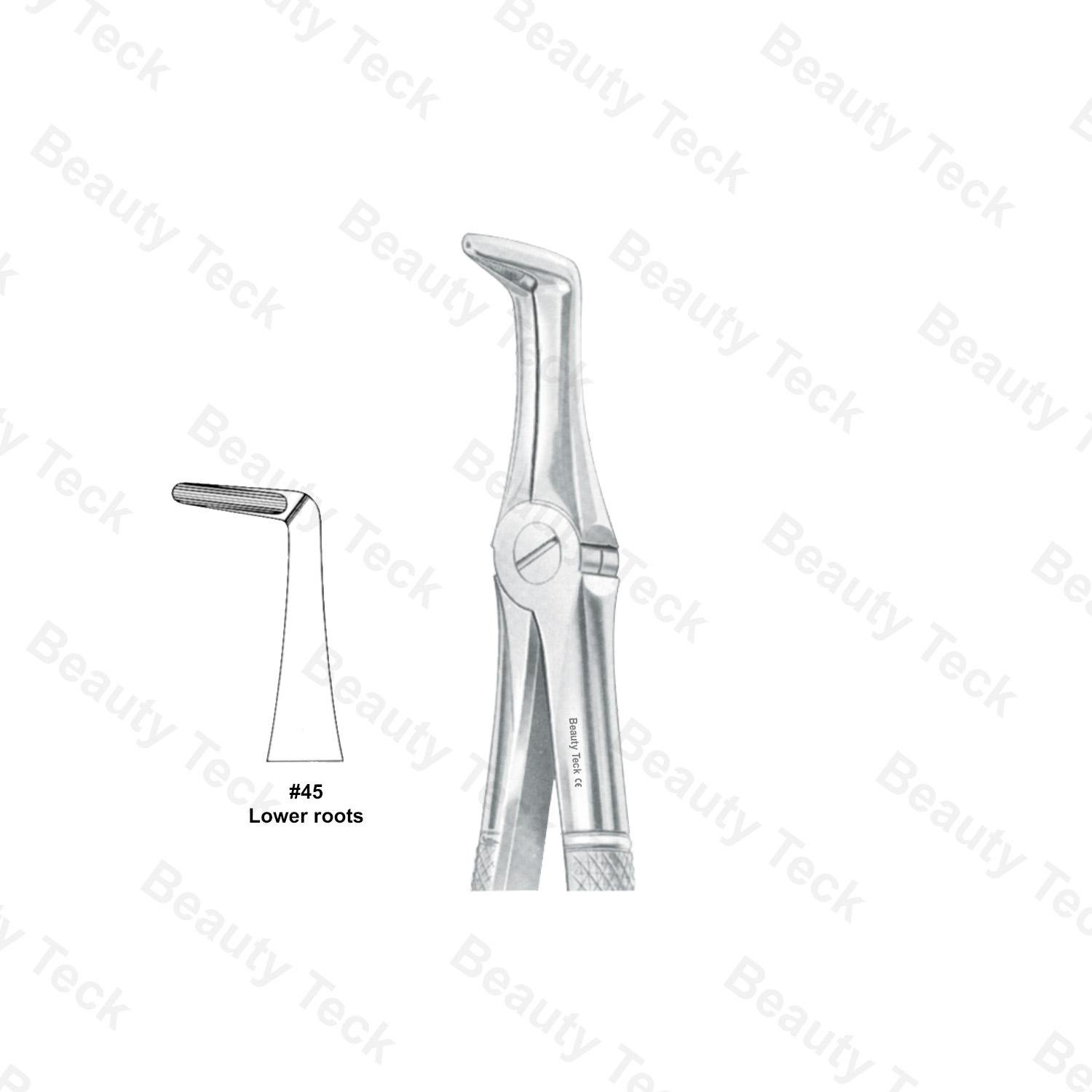 Extracting Forceps #45 English Pattern (Lower Roots)