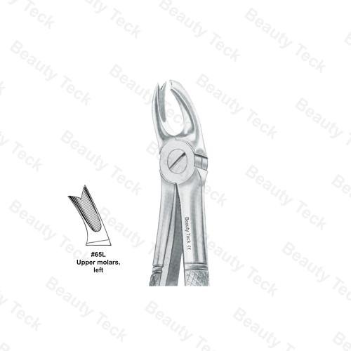 EXTRACTING FORCEPS  #65L ENGLISH PATTERN (UPPER MOLARS, LEFT )