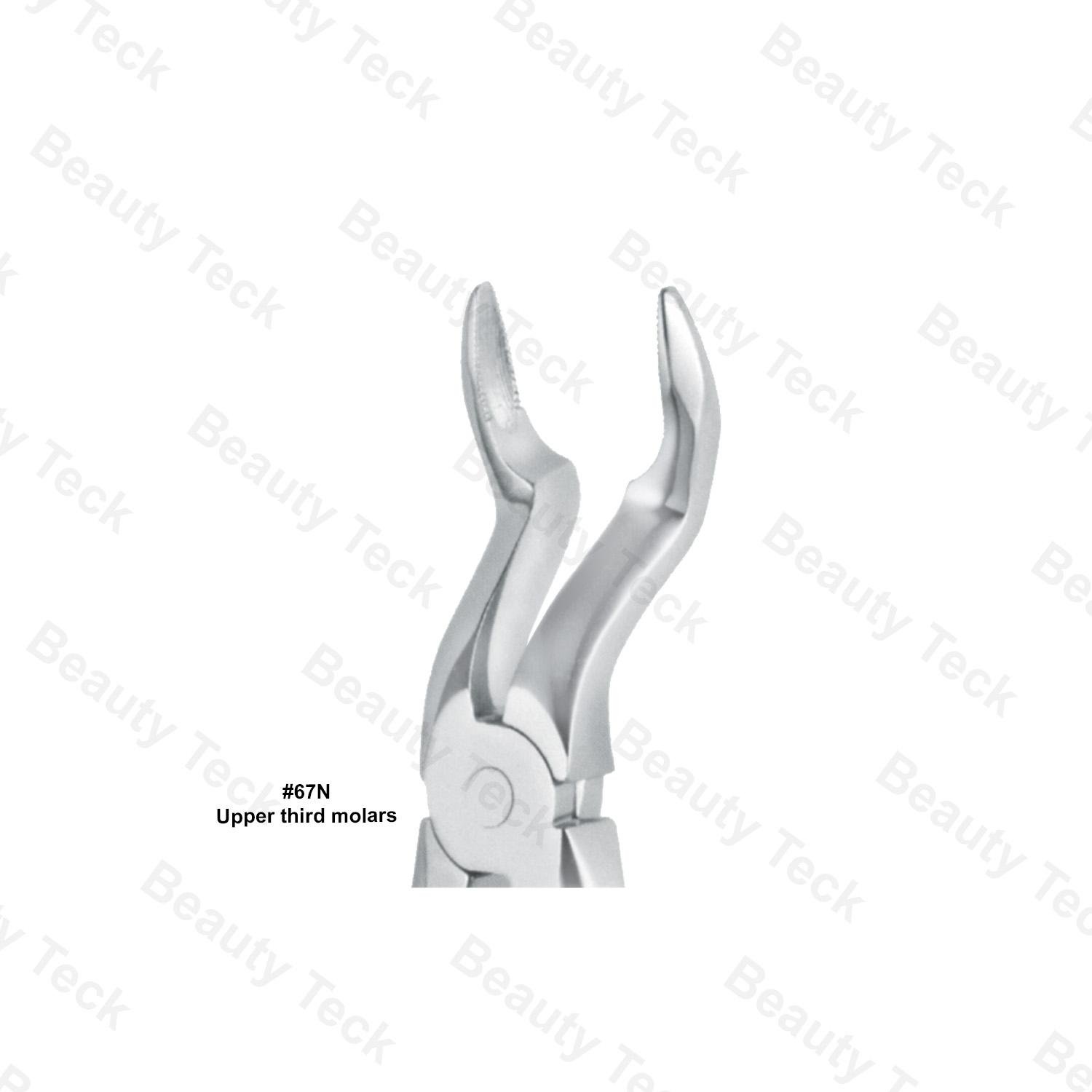 EXTRACTING FORCEPS #67 N  ENGLISH PATTERN (UPPER THIRD MOLARS )