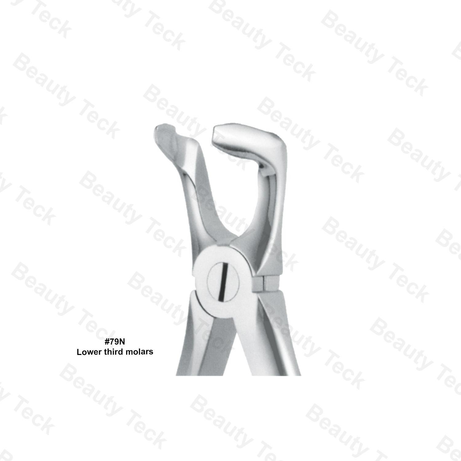 EXTRACTING FORCEPS  #79N ENGLISH PATTERN (LOWER THIRD MOLARS)