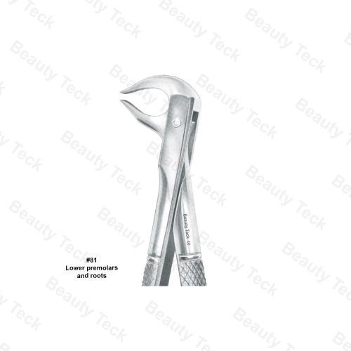 EXTRACTING FORCEPS  #81 ENGLISH PATTERN (LOWER PREMOLARS AND ROOTS)