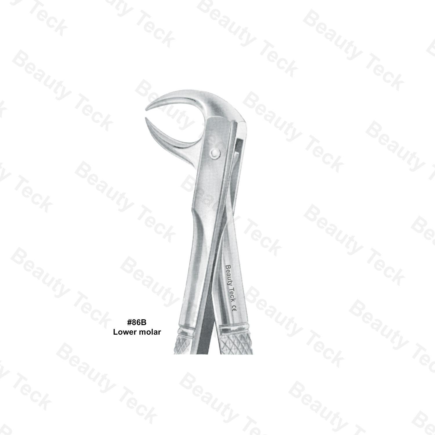 EXTRACTING FORCEPS  #86B ENGLISH PATTERN (LOWER MOLARS )