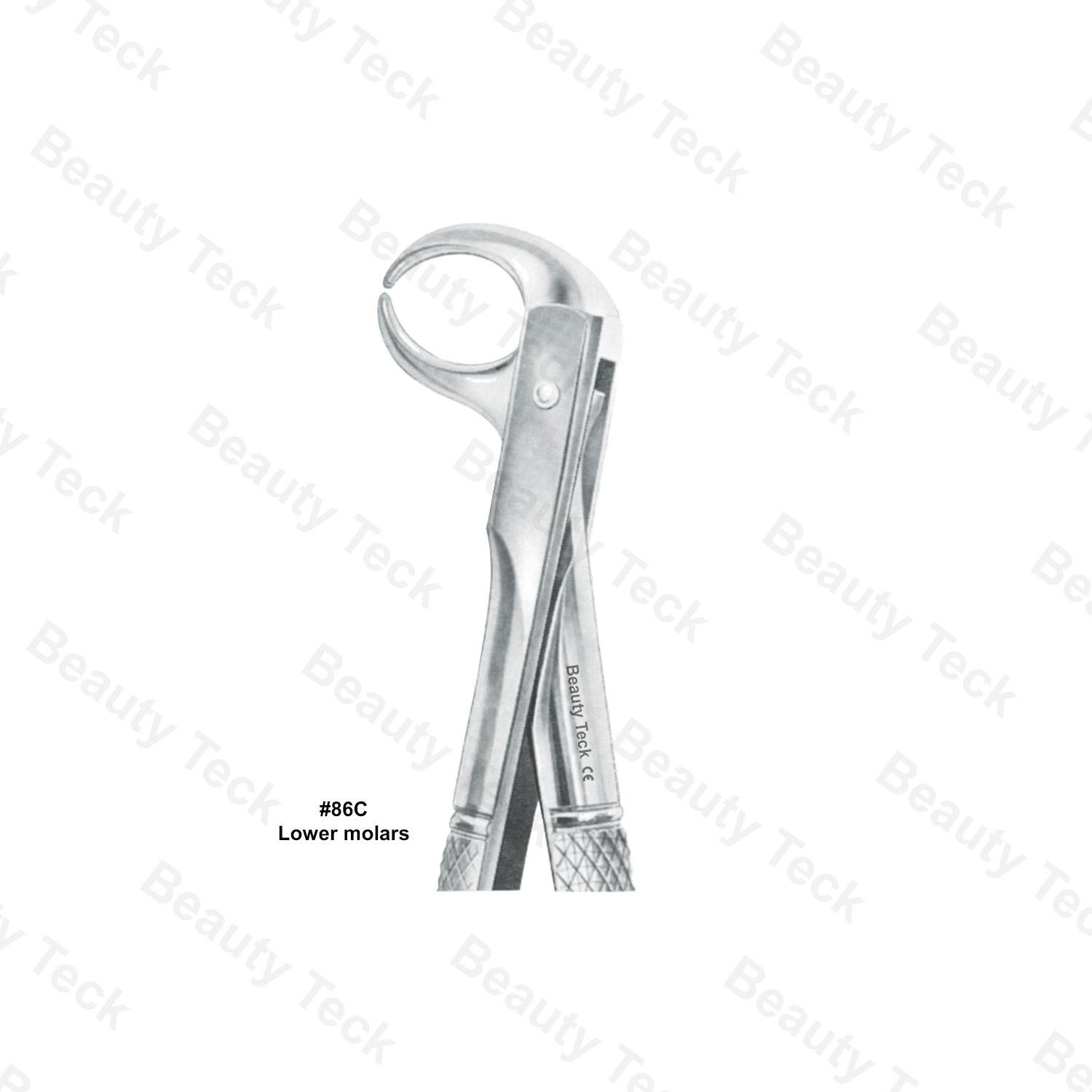 EXTRACTING FORCEPS #86C ENGLISH PATTERN (LOWER MOLARS )