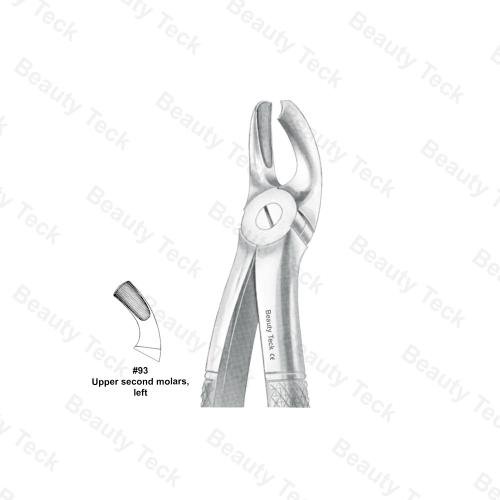 EXTRACTING FORCEPS  #93 ENGLISH PATTERN (UPPER SECOND MOLARS, LEFT )