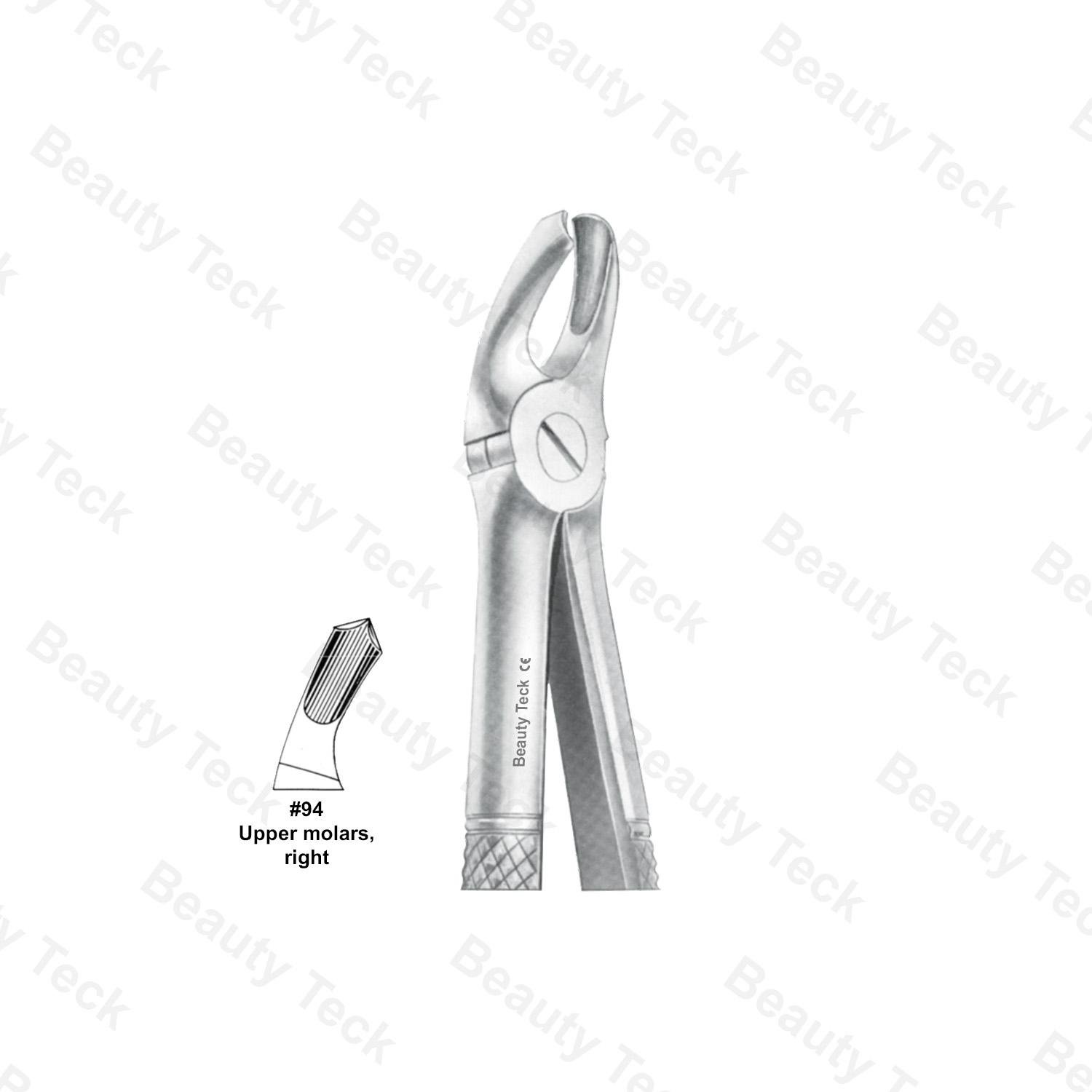 EXTRACTING FORCEPS #94 ENGLISH PATTERN (UPPER MOLARS, RIGHT )