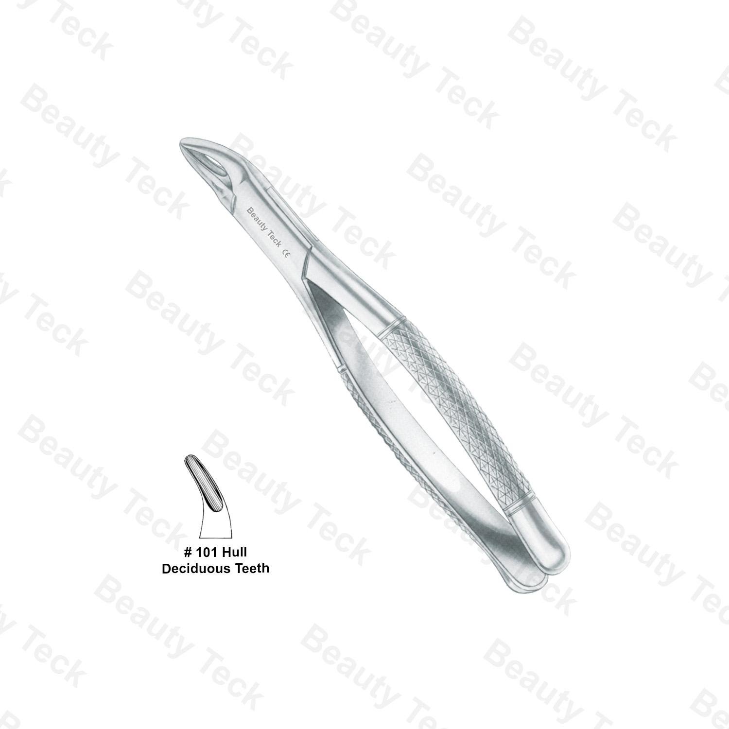 EXTRACTING FORCEPS AMERICAN PATTERN (DECIDUOUS TEETH) #101 HULL