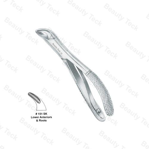 EXTRACTING FORCEPS AMERICAN PATTERN (LOWER ANTERIORS & ROOTS) #151 SK