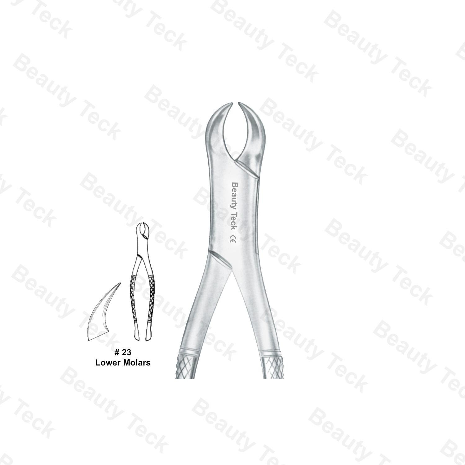 EXTRACTING FORCEPS AMERICAN PATTERN (LOWER MOLARS) #23