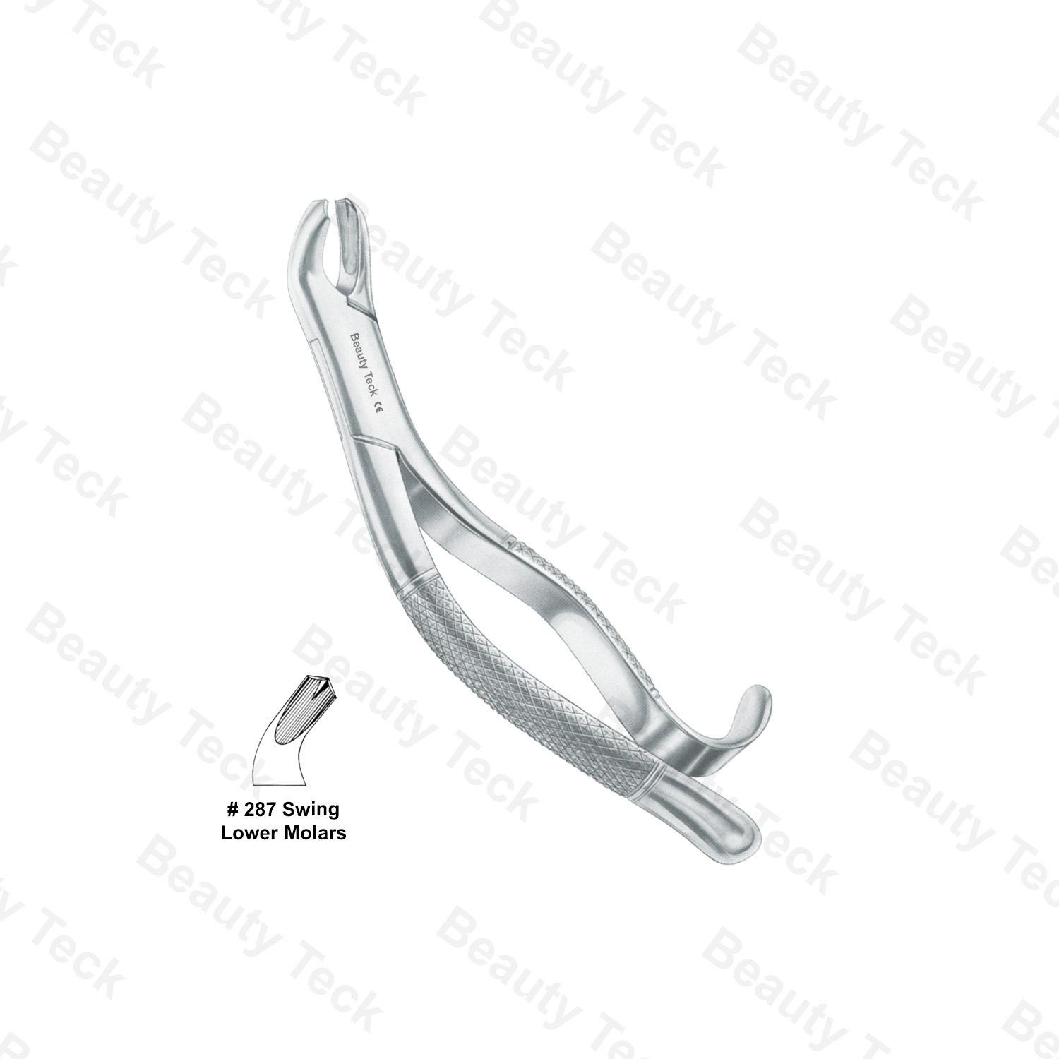 EXTRACTING FORCEPS AMERICAN PATTERN (LOWER MOLARS) #287