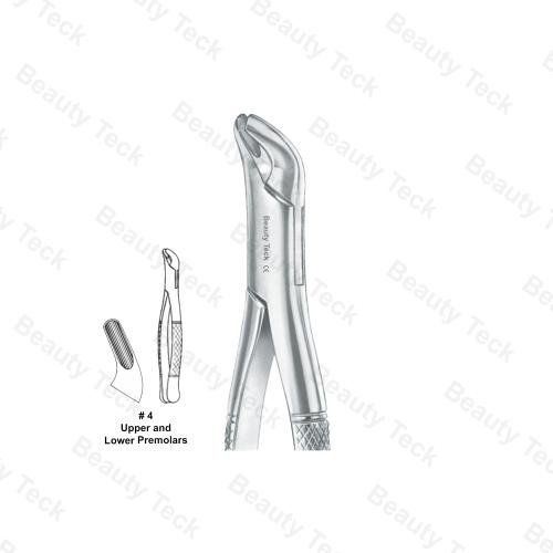 EXTRACTING FORCEPS AMERICAN PATTERN (UPPER  & LOWER PREMOLARS)  #4