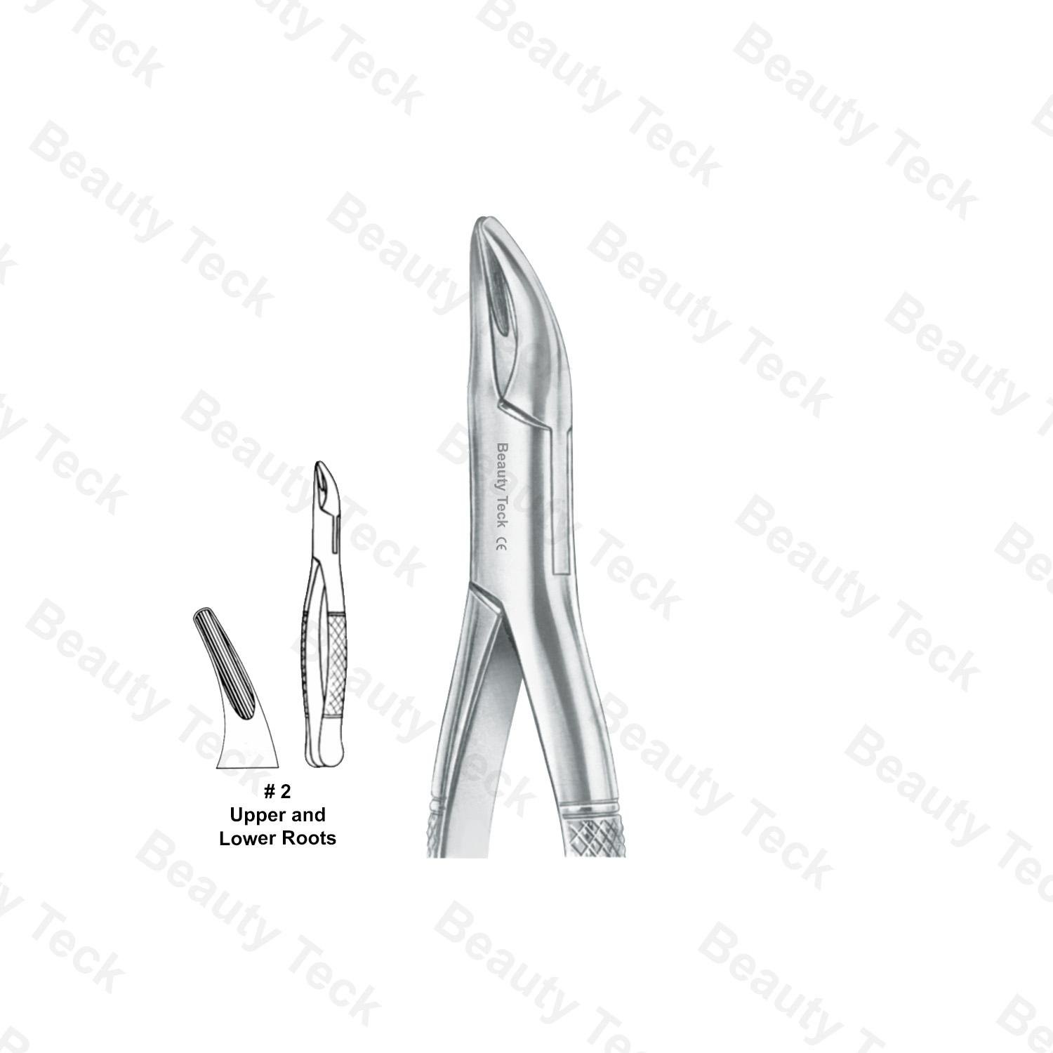EXTRACTING FORCEPS AMERICAN PATTERN (UPPER  & LOWER ROOTS)   #2