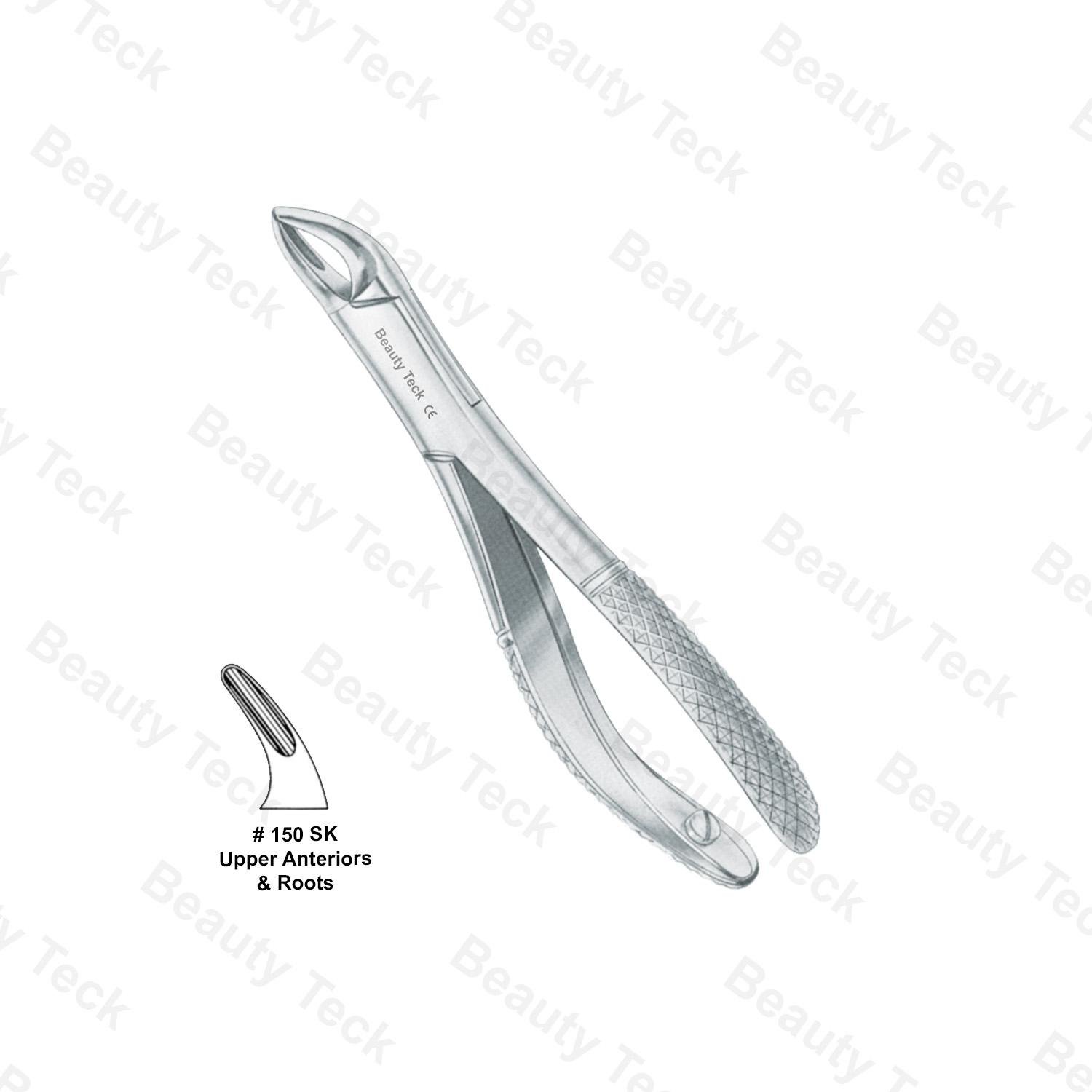 EXTRACTING FORCEPS AMERICAN PATTERN (UPPER ANTERIORS & ROOTS)  #150 SK