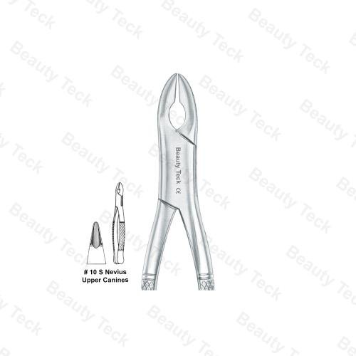 EXTRACTING FORCEPS AMERICAN PATTERN (UPPER CANINES)  #10 S NEVIUS