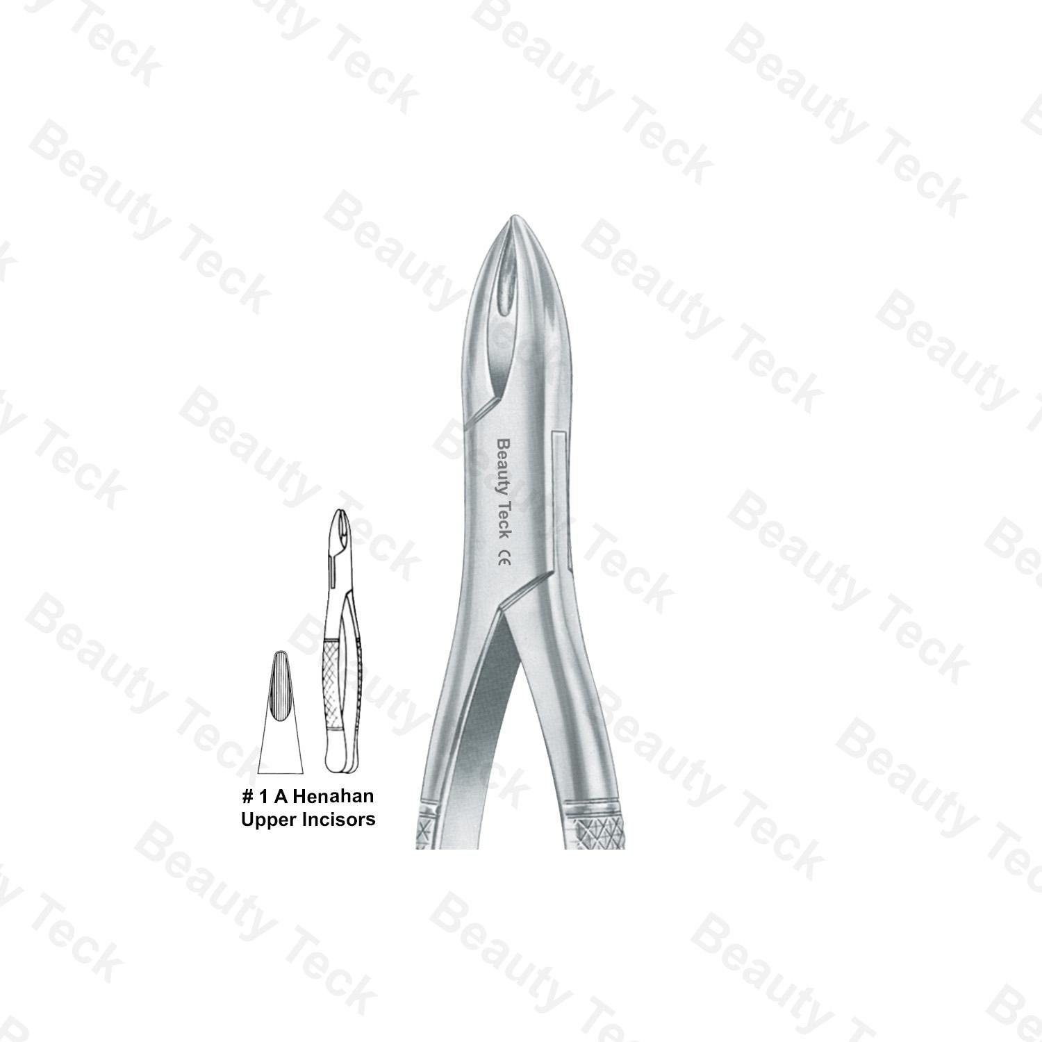 EXTRACTING FORCEPS AMERICAN PATTERN (UPPER INCISORS)  #1 A HENAHAN