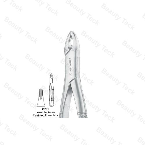 EXTRACTING FORCEPS AMERICAN PATTERN (UPPER INCISORS, CANINES, PREMOLARS)   #201