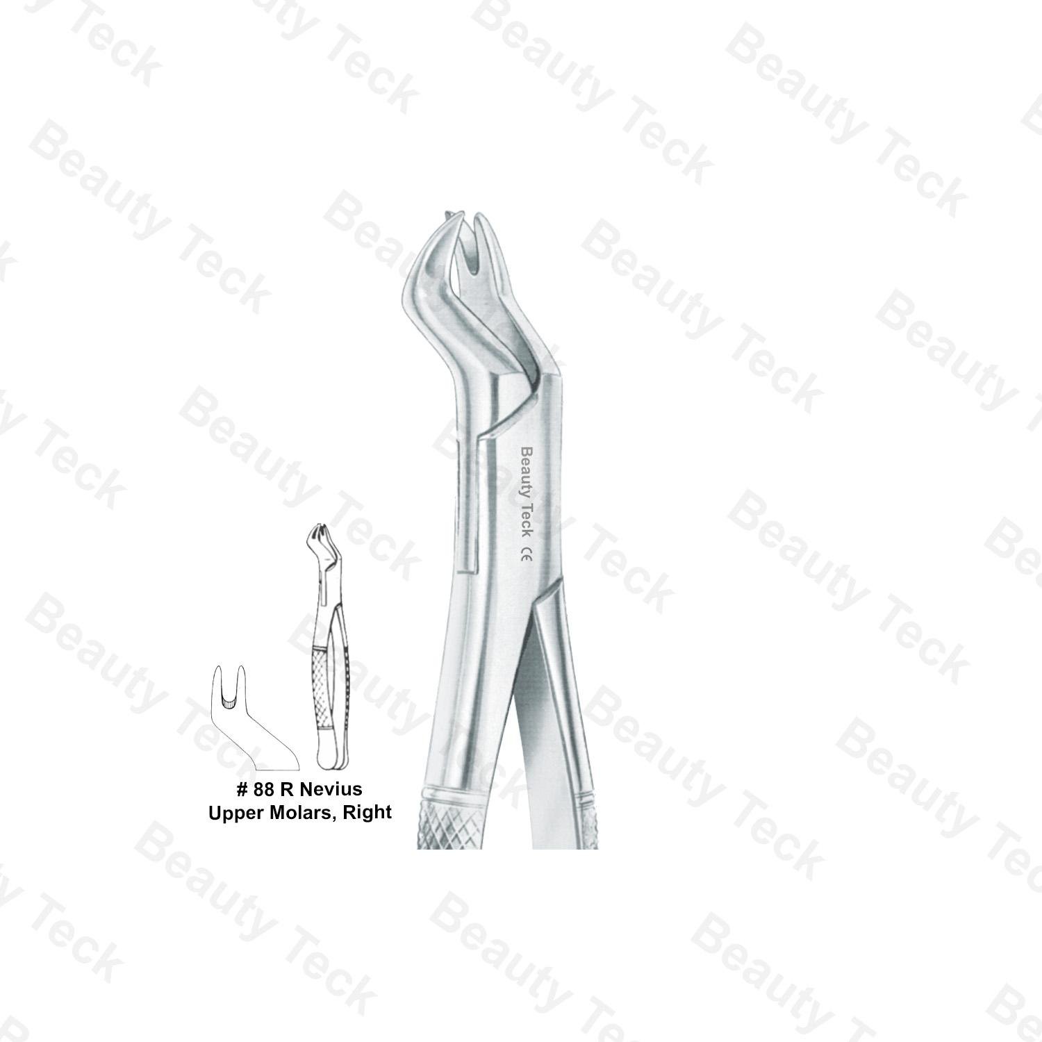 EXTRACTING FORCEPS AMERICAN PATTERN (UPPER MOLARS, RIGHT)  #88R NEVIUS