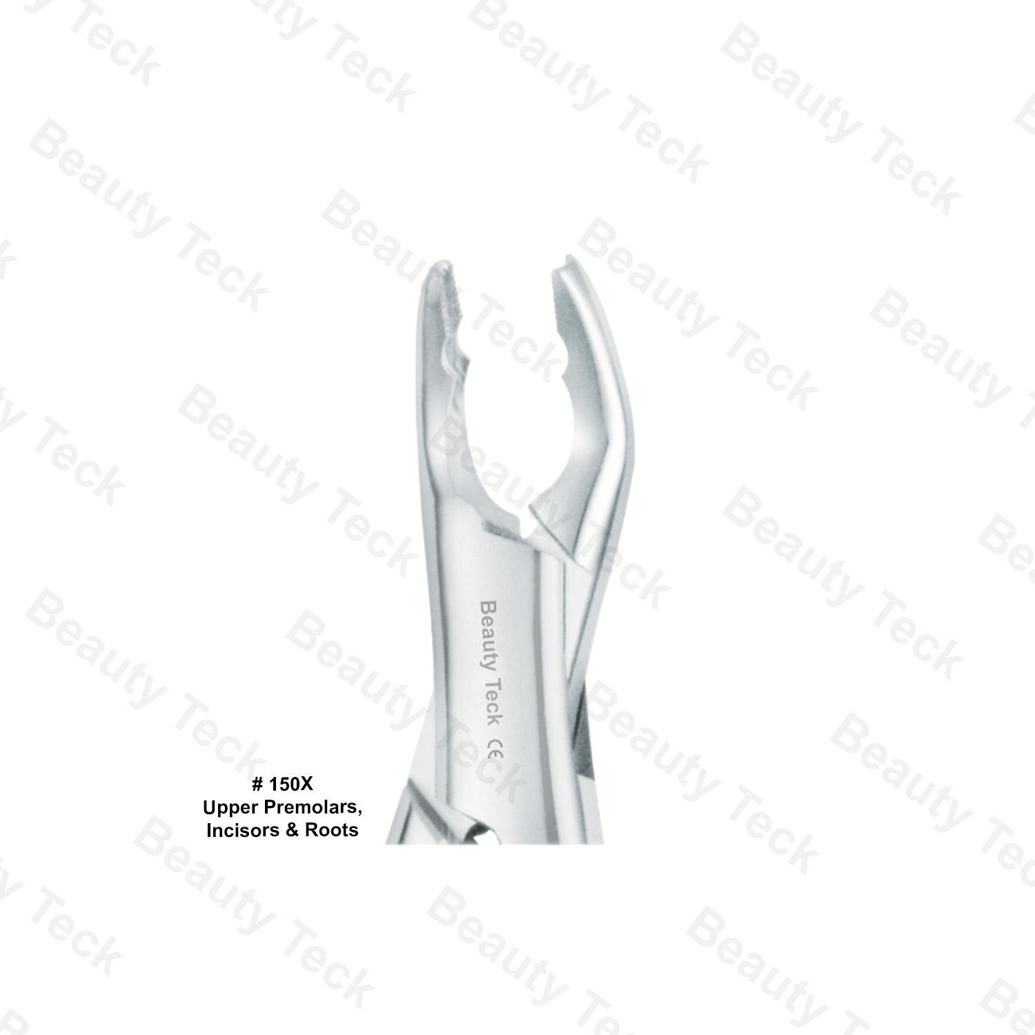 EXTRACTING FORCEPS AMERICAN PATTERN (UPPER PREMOLARS, INCISORS,& ROOTS)  #150X