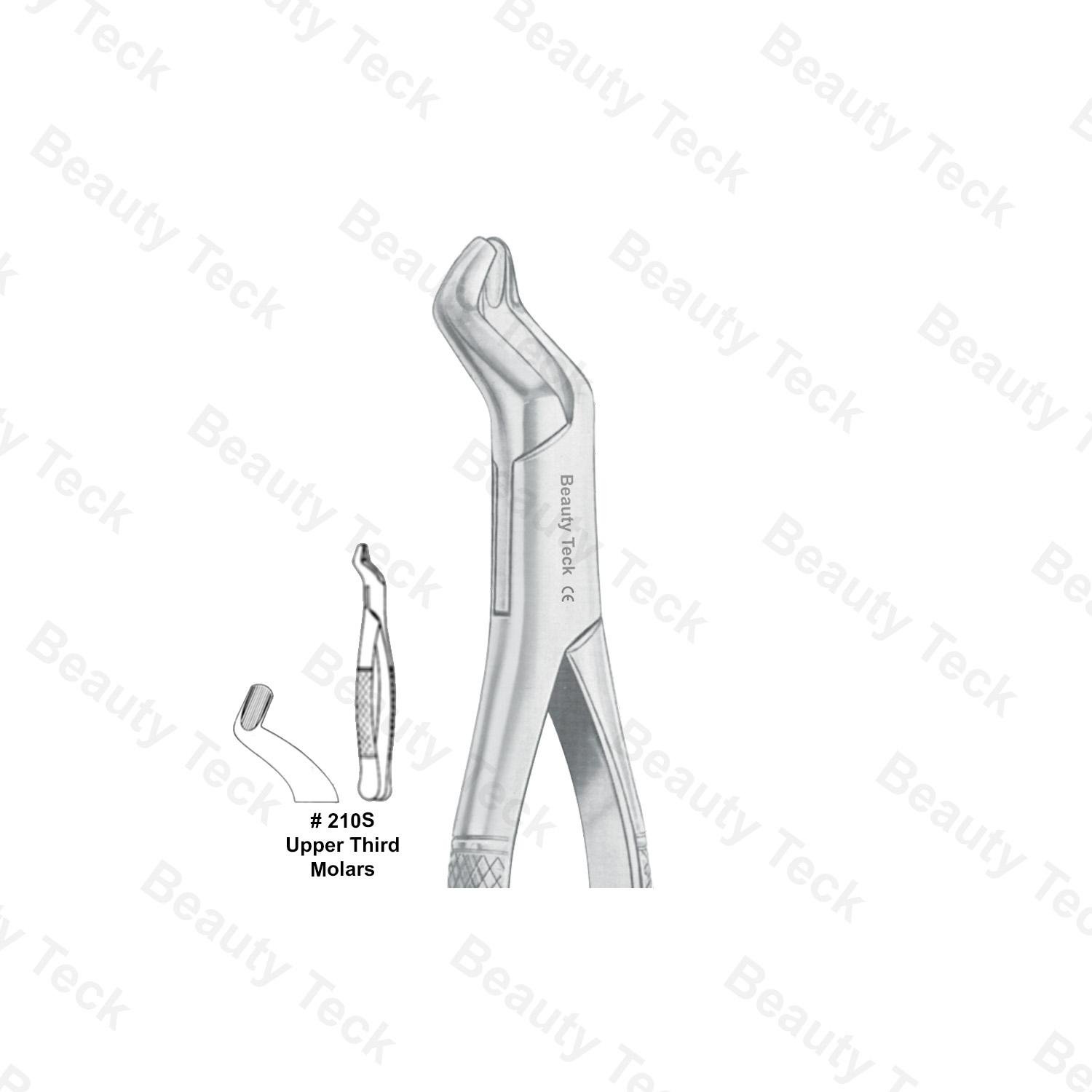 EXTRACTING FORCEPS AMERICAN PATTERN (UPPER THIRD MOLARSS)  #210S