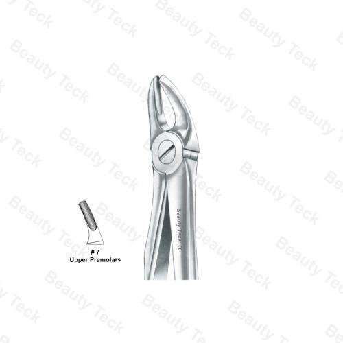 EXTRACTING FORCEPS ANATOMICAL HANDLE (UPPER PREMOLARS)  #7