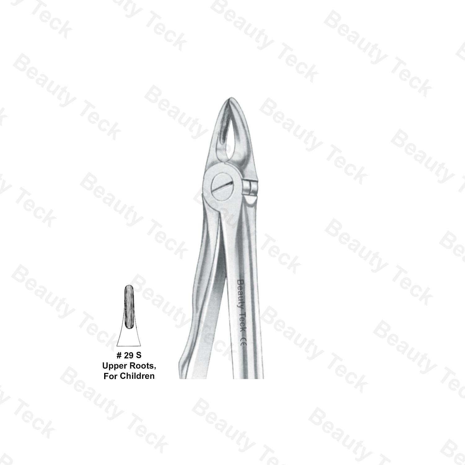 EXTRACTING FORCEPS ANATOMICAL HANDLE  #29S (UPPER ROOTS, FOR CHILDREN)