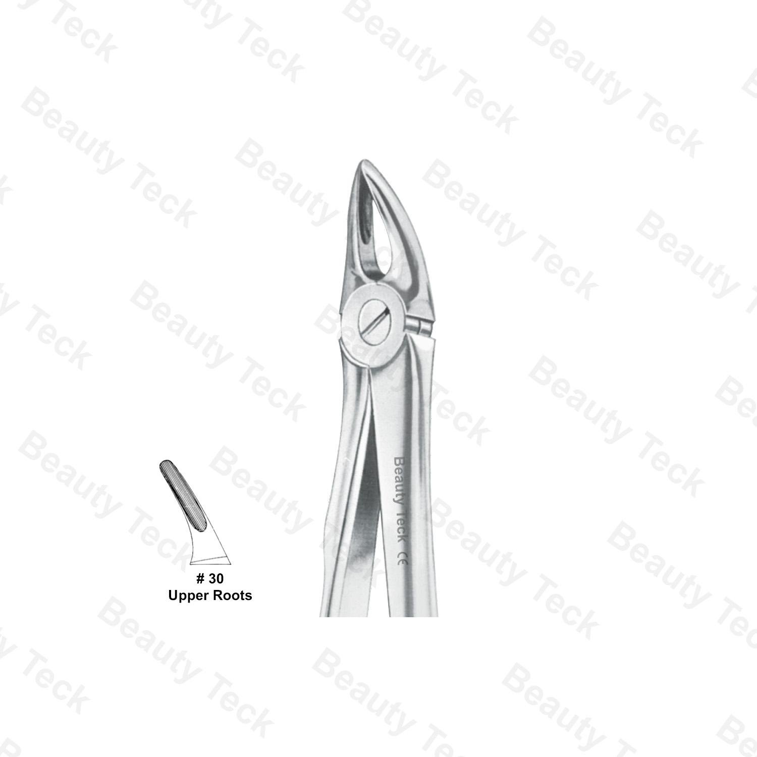 EXTRACTING FORCEPS ANATOMICAL HANDLE  #30 (UPPER ROOTS)