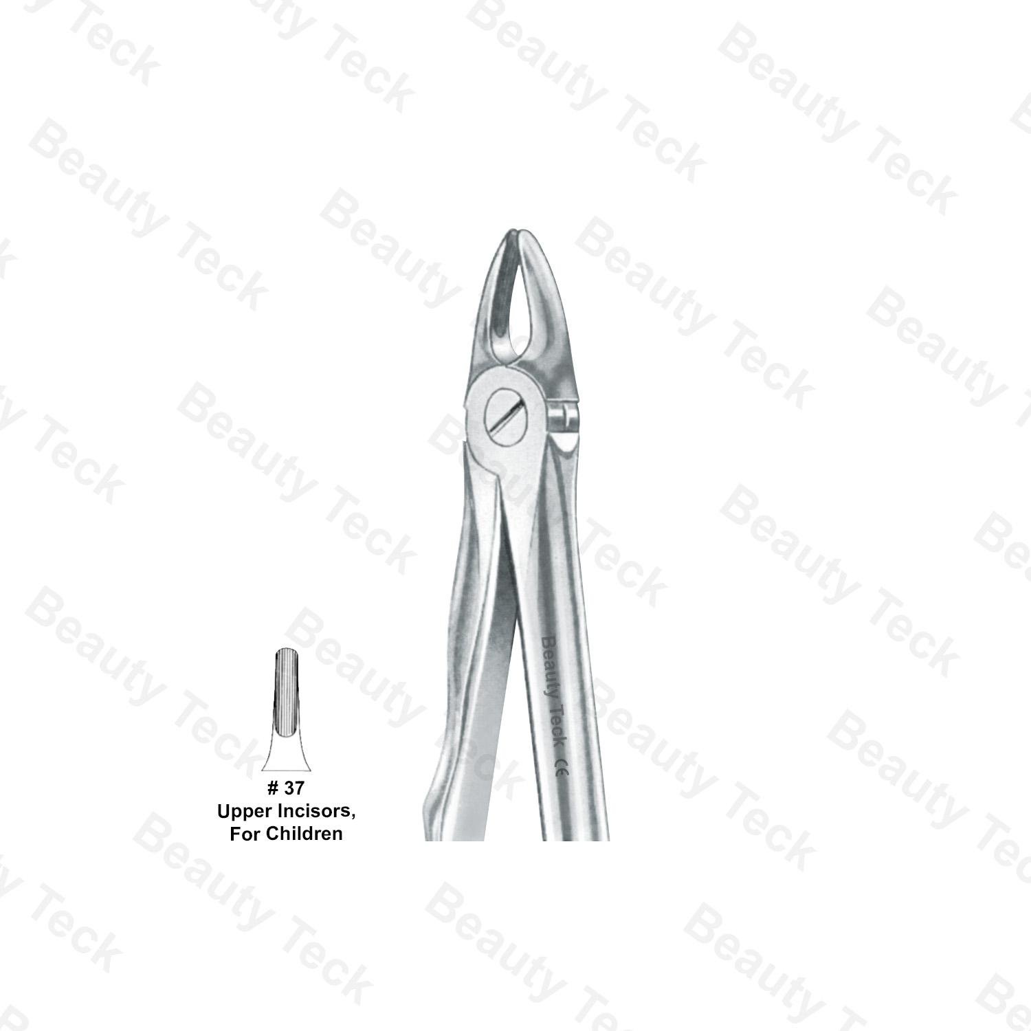 EXTRACTING FORCEPS ANATOMICAL HANDLE   #37 (UPPER INCISORS, FOR CHILDREN)