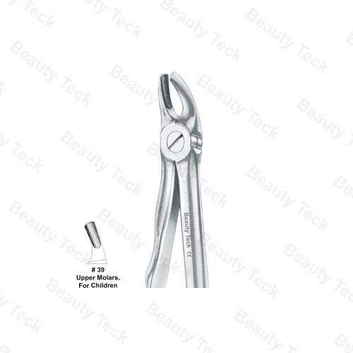 EXTRACTING FORCEPS ANATOMICAL HANDLE  #39(UPPER MOLARS, FOR CHILDREN)