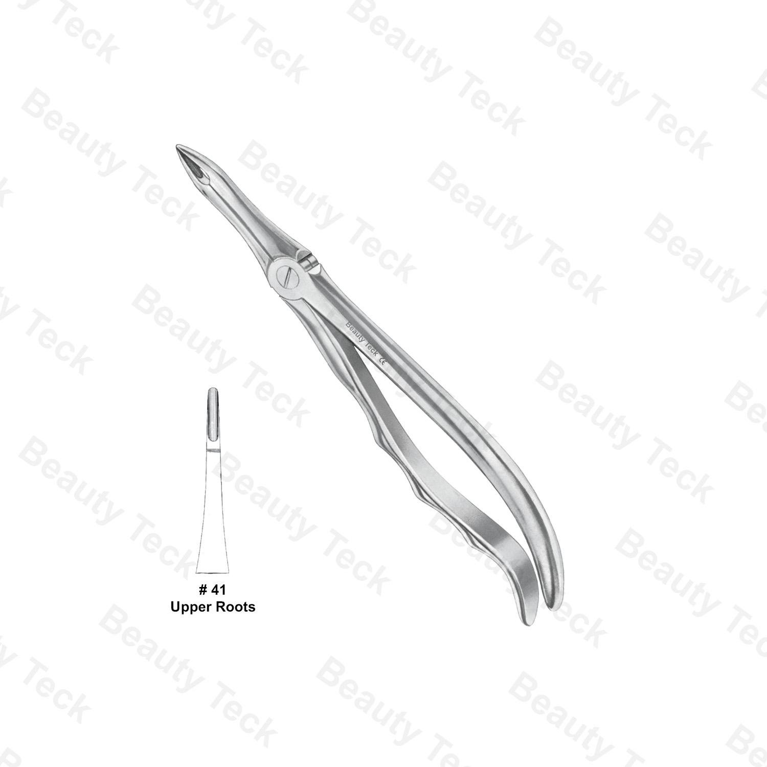 EXTRACTING FORCEPS ANATOMICAL HANDLE  #41 (UPPER ROOTS)
