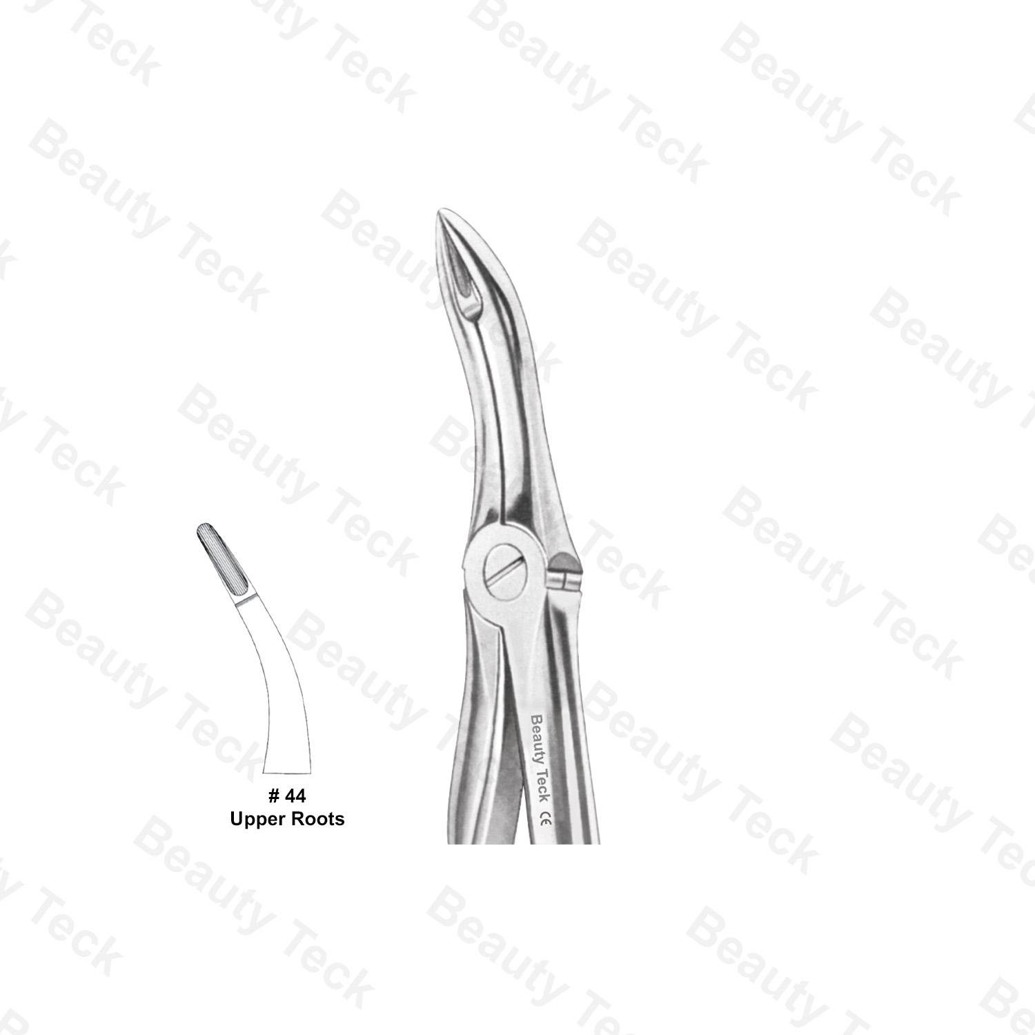 EXTRACTING FORCEPS ANATOMICAL HANDLE # 44  (UPPER ROOTS)
