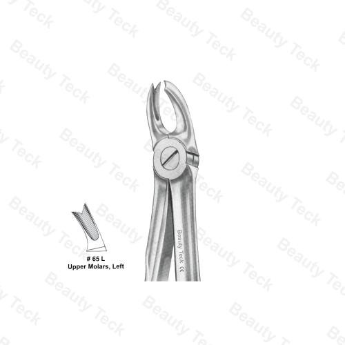 EXTRACTING FORCEPS ANATOMICAL HANDLE  #65 L  (UPPER MOLARS, LEFT)